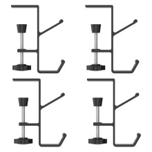 Ganchos Ajustables para Medias y Adornos de Chimenea, Ganchos de Metal para Decoraciones de Repisas Navideñas