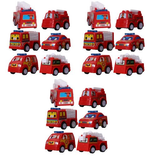 3Ensembles Jouets Rouges Push and Go Éducatifs Pour Petits 2