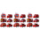 3Ensembles Jouets Rouges Push and Go Éducatifs Pour Petits 4