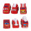 3Ensembles Jouets Rouges Push and Go Éducatifs Pour Petits 11