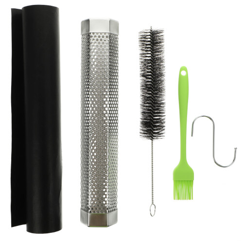 2Ensembles Tube Bbq Acier Inoxydable Antirouille