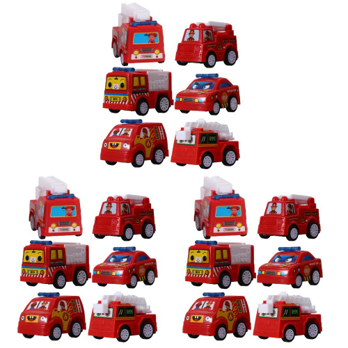 3Ensembles Jouets Rouges Push and Go Éducatifs Pour Petits 1