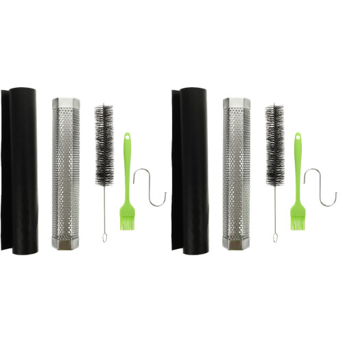 2Ensembles Tube Bbq Acier Inoxydable Antirouille 1