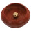 2 Pcs Rosewood Bowl Type Mini Incense Holder Multi Hole Censer 1