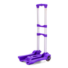 Small Foldable Trolley, Foldable Luggage Trolley, Lightweights Portable Trolley for Mobile Airport Travel Use