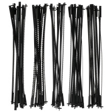 Scroll Saw Blades 127 mm Scroll Saw Blades with Pin 10/15/18/20/24 Teeth Fretsaw Blades for Scroll Saw (60 Pieces)
