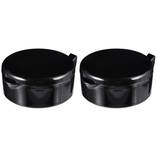 2Pièces Plat D'encre Pratique Noir Compact À Usage 2