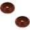 2 Pcs Rosewood Bowl Type Mini Incense Holder Multi Hole Censer 7
