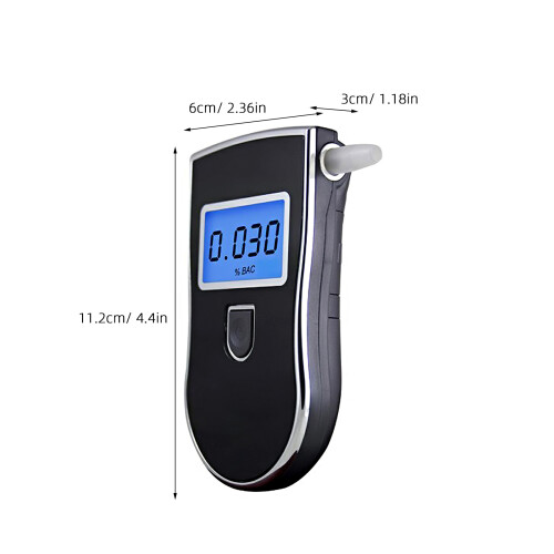 2Pièces Éthylotest Digital Police Avec Écran LCD 2