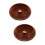 2 Pcs Rosewood Bowl Type Mini Incense Holder Multi Hole Censer 8