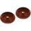 2 Pcs Rosewood Bowl Type Mini Incense Holder Multi Hole Censer 5