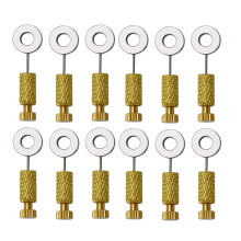 12Pcs DIY Tools Handmade Leather Goods Suture Fixing Needle Fixed Stitching 0-6mm, 6-12mm