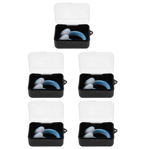 5Pièces Pince- Natation Enfants Silicone Vert Design 2