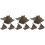 90Pièces Protections D’angles Métalliques Vert Olive Pour 5