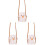 3Pièces Accessoires Pendants Multicolores Pour Rétroviseur Auto 4
