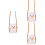 3Pièces Accessoires Pendants Multicolores Pour Rétroviseur Auto 8