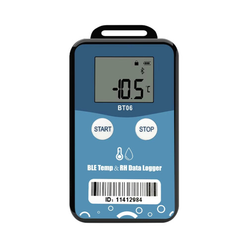 BT06  Luftfuktighet Temperatur Data Logger Digital 32000 Point Intern Sensor Long Distance  Recorder