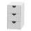 Desk Organizer with 3 Drawers Multifunctional Dustproof Stackable Office Supplies Organiser 1