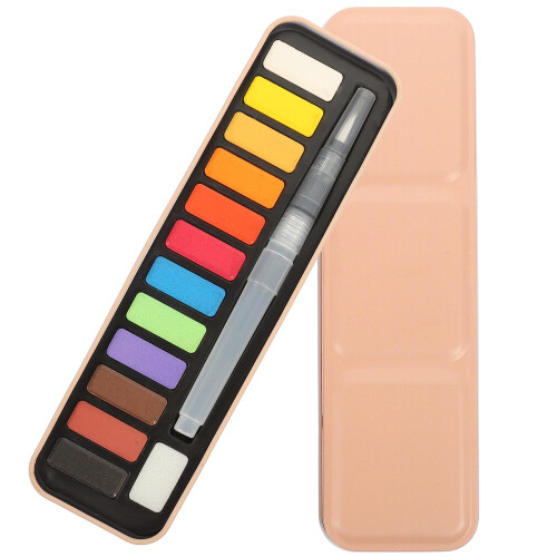 De Peinture Rose Avec Carte De Mélange Couleurs