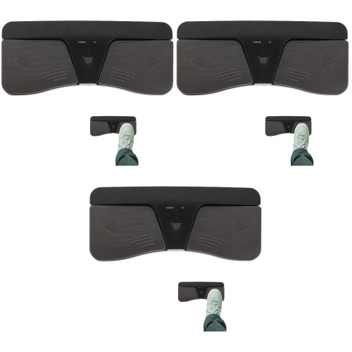 3Pièces Pédale Sans Fil Noire Pour De Pages 2