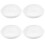 4Pièces Bols En Silicone Avec Ventouse Blanche Pour Aînés 8