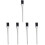 5Pièces Brosse Clavier Nylon Anti-Statique Nettoyage Facile 5