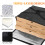 3Pièces Sac Thermique Isolé Pour Pizza, Renforcée, Noir 8
