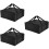 3Pièces Sac Thermique Isolé Pour Pizza, Renforcée, Noir 7