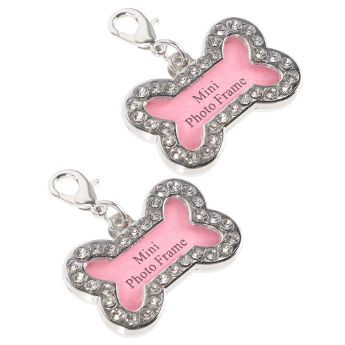 8Pièces Charm Collier Os Acier 1