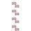 8Pièces Charm Collier Os Acier 6