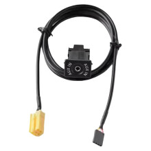 Auto 6Pin Aux Audio Kabel Buchse AUX Schnittstelle Adapterkabel für 159 für Punto 500