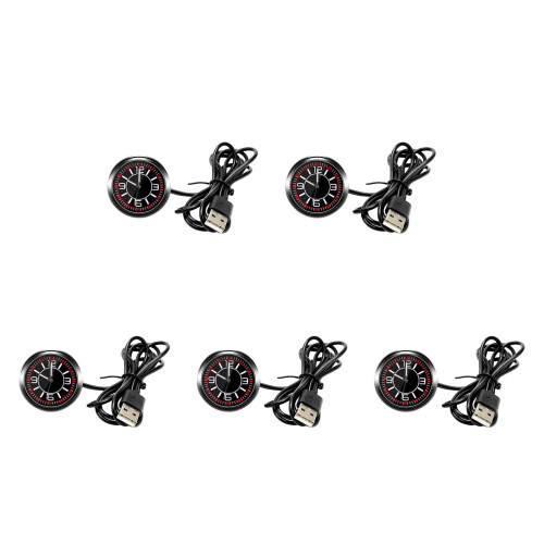 5Pièces Auto Décorative Noire ABS, Pour Intérieur 2