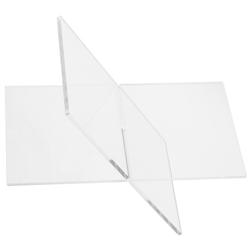 2Sets Clear Acrylic Recipe Book Stand for Kitchen and Desk Display 1