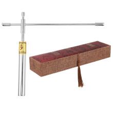 1Ensemble Sonde Feng Shui Cuivre Argenté, Baguette Détecteur Portable