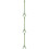 3Pièces Extension Queue Protecteur Vert Polyester Robuste 10