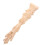 2Pièces Ornement Bois Sculpté Marron Clair Pour Cabinet 2
