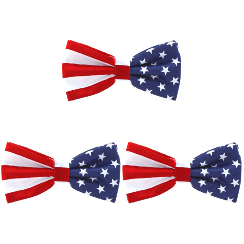 3Pcs Multi Color Bow Tie Photo Props Festive Set 1