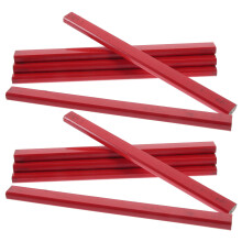 80Pièces Crayons Bois Épais Rouges Pour Et Marquage