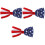 3Pcs Multi Color Bow Tie Photo Props Festive Set 3