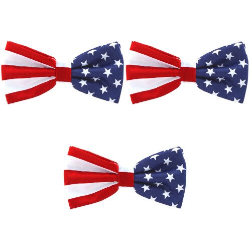 3Pcs Multi Color Bow Tie Photo Props Festive Set 2