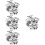 80Sets Silver Brooch Clasp Pin Backs Durable DIY Accessories 6