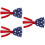 3Pcs Multi Color Bow Tie Photo Props Festive Set 6