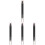 4Pièces Ombre À Paupières Marron ABS Double Embout Durable 4