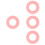 4Pcs Compact Silicone Saxophone Mutes Pink Instrument Accessories 6