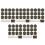 50Pcs Electroplated Iron Hasp Latch Coffee for Vintage Box Hardware 4