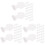 48Pcs Durable Transparent USB Port Plugs Soft Protective Phone Covers 2