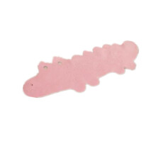 3Pcs Pink Kids Bath Mat Non-Slip Tpr Shower Rug with Suction Cups