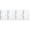 4Pcs Clear A6 Binder Blue Color Multi-Function File Organizer 5