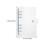 4Pcs Clear A6 Binder Blue Color Multi-Function File Organizer 10