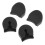 20Pcs Black Silicone Support Clarinet Thumb Rest Protective Pad 3